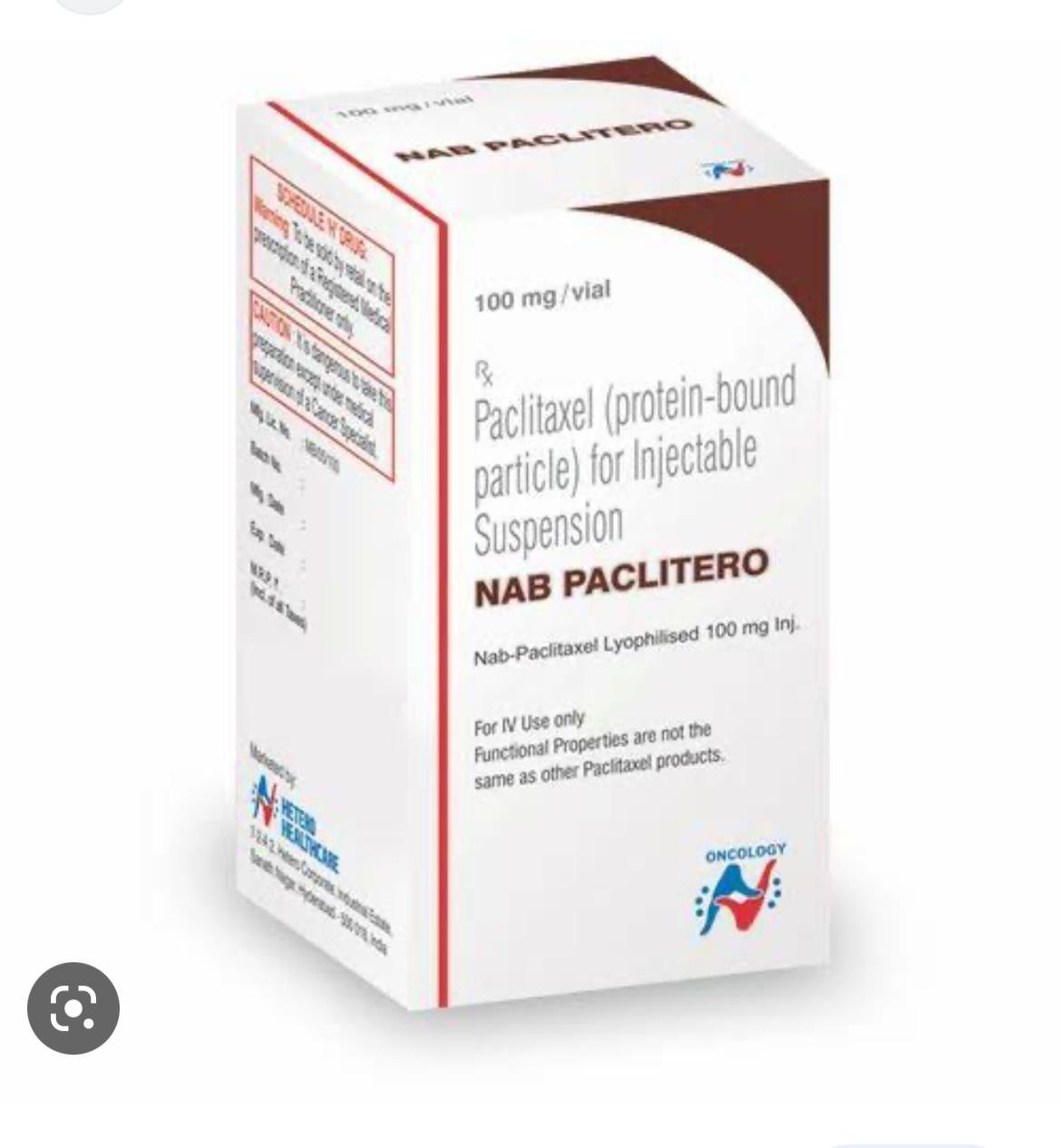 NAB Paclitero 100mg Injection